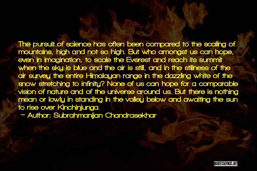 Not Standing Still Quotes By Subrahmanijan Chandrasekhar