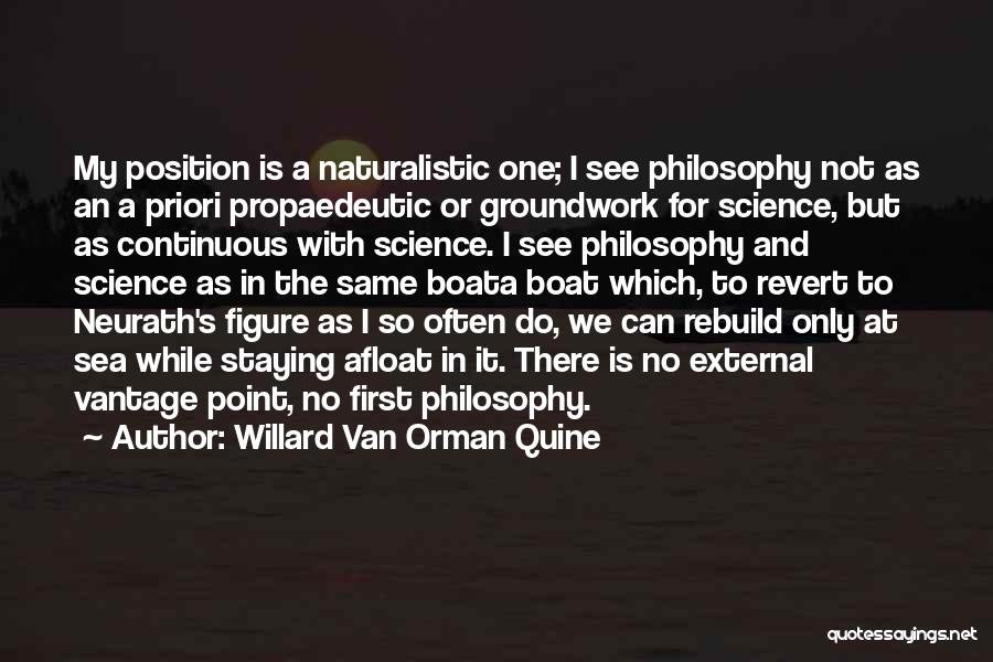 Not Staying The Same Quotes By Willard Van Orman Quine