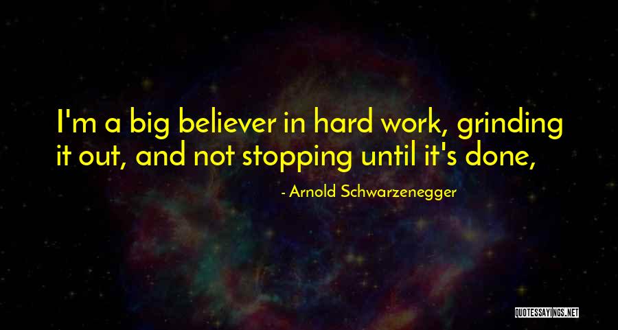 Not Stopping Quotes By Arnold Schwarzenegger