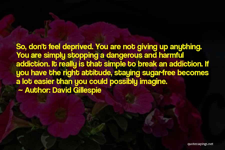 Not Stopping You Quotes By David Gillespie