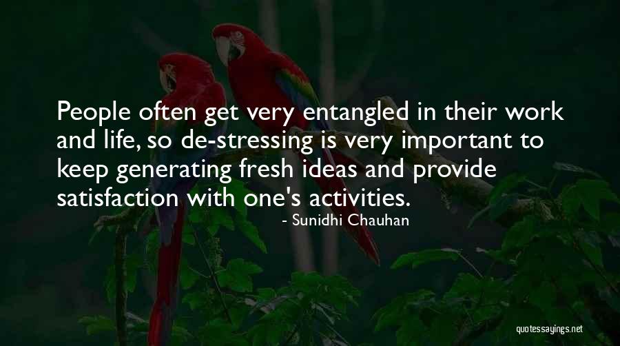 Not Stressing Life Quotes By Sunidhi Chauhan Not Stressing Life Quotes By Sunidhi Chauhan