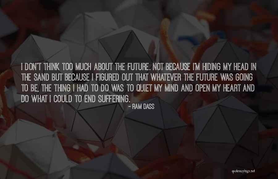Not Suffering Quotes By Ram Dass Not Suffering Quotes By Ram Dass