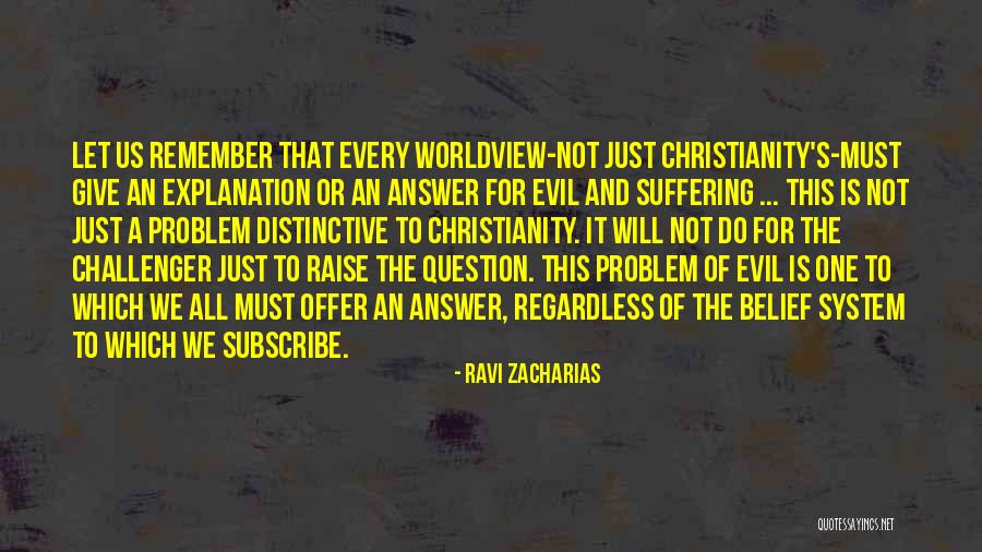 Not Suffering Quotes By Ravi Zacharias Not Suffering Quotes By Ravi Zacharias