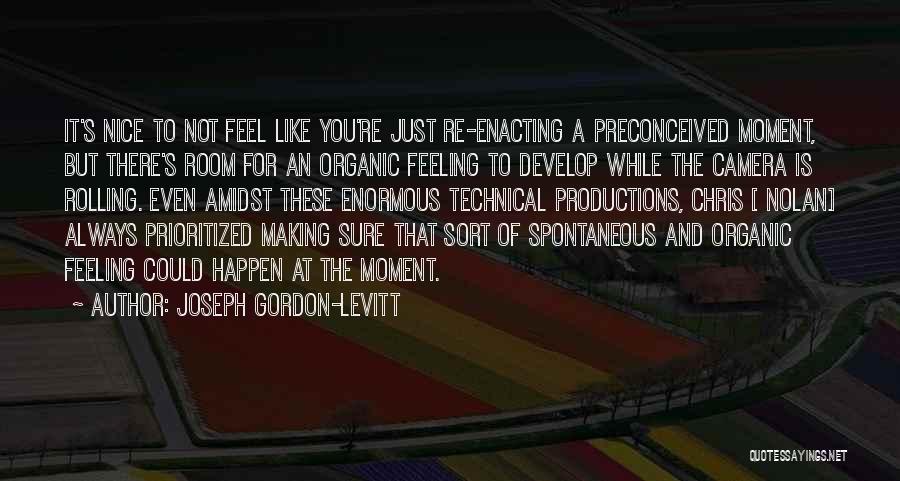 Not Sure Feelings Quotes By Joseph Gordon-Levitt