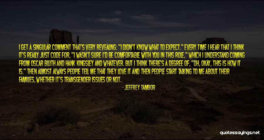 Not Sure For Love Quotes By Jeffrey Tambor Not Sure For Love Quotes By Jeffrey Tambor