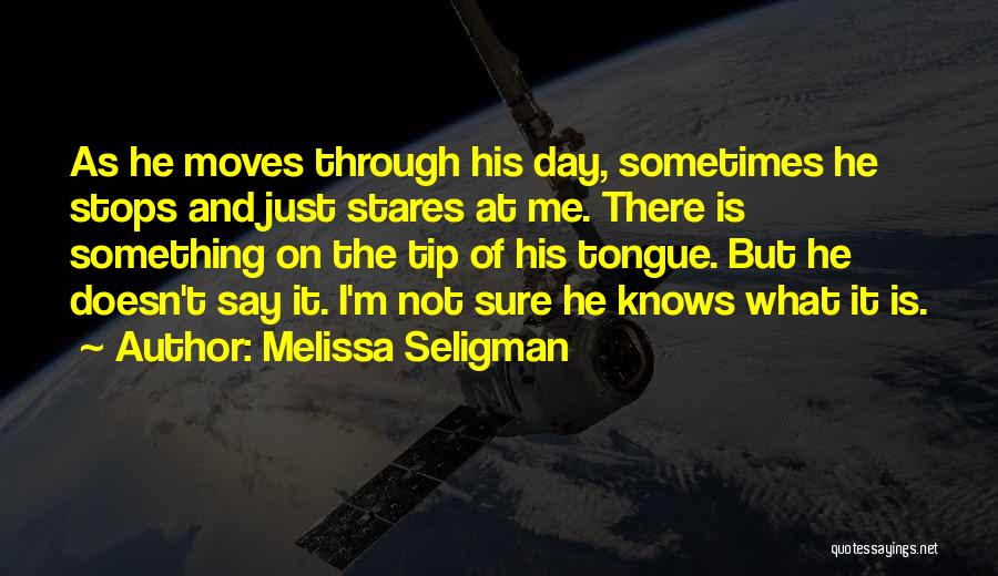 Not Sure Of Love Quotes By Melissa Seligman