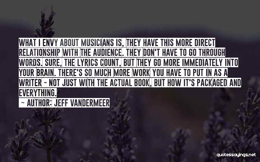 Not Sure Relationship Quotes By Jeff VanderMeer