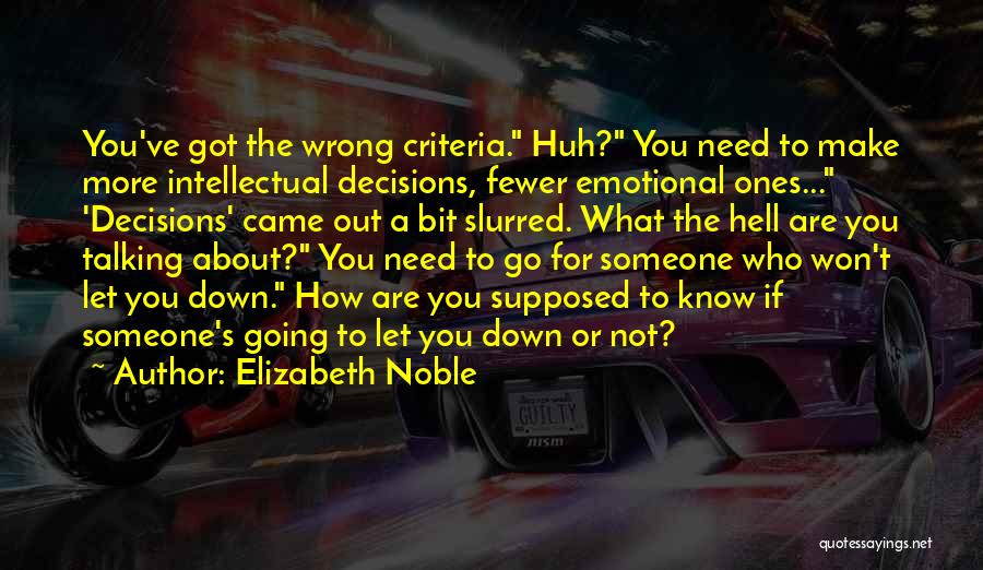 Not Talking To Someone Quotes By Elizabeth Noble