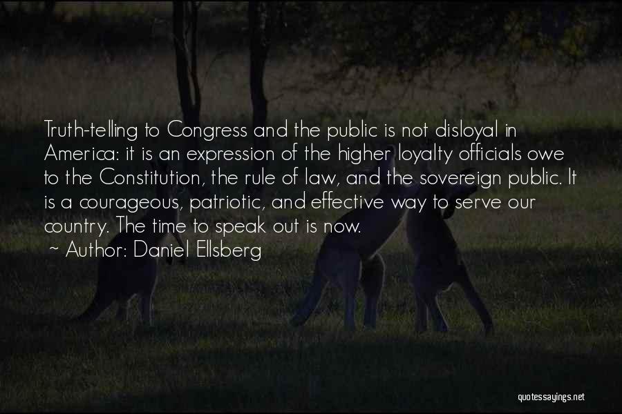 Not Telling The Truth Quotes By Daniel Ellsberg