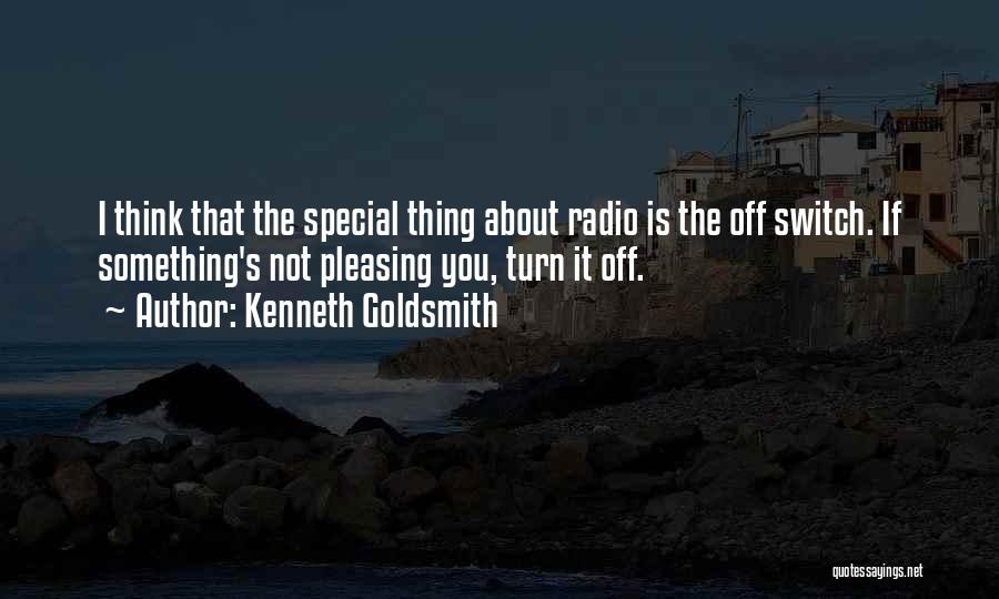 Not That Special Quotes By Kenneth Goldsmith