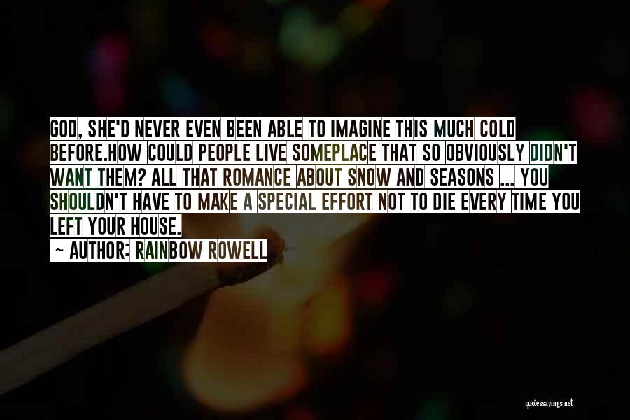 Not That Special Quotes By Rainbow Rowell