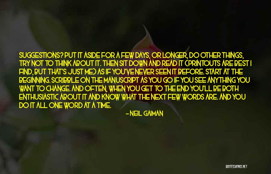 Not The End Just The Beginning Quotes By Neil Gaiman Not The End Just The Beginning Quotes By Neil Gaiman