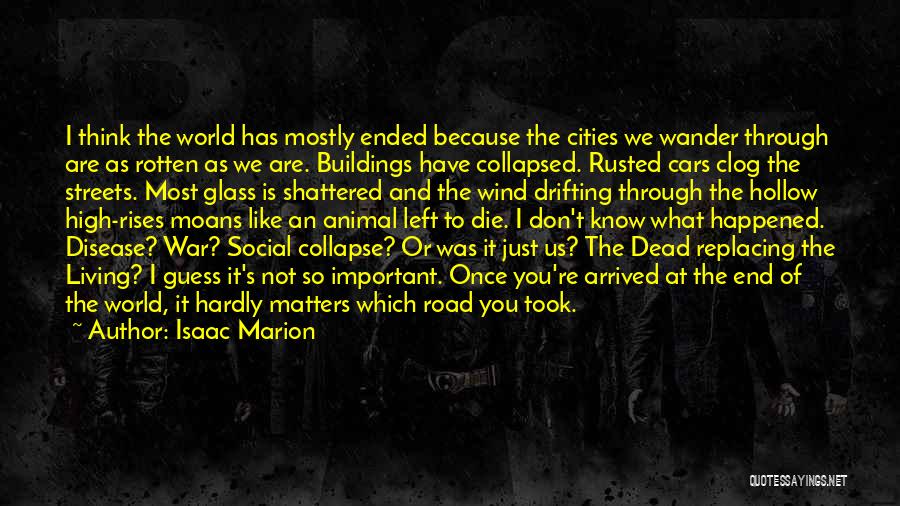 Not The End Of The Road Quotes By Isaac Marion