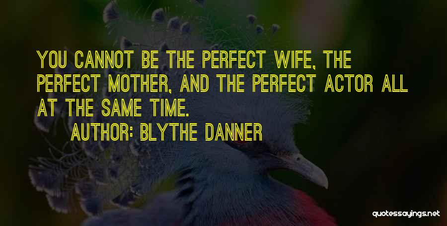 Not The Perfect Wife Quotes By Blythe Danner