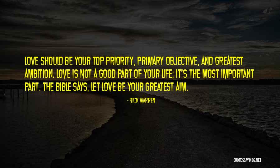 Not The Priority Quotes By Rick Warren Not The Priority Quotes By Rick Warren