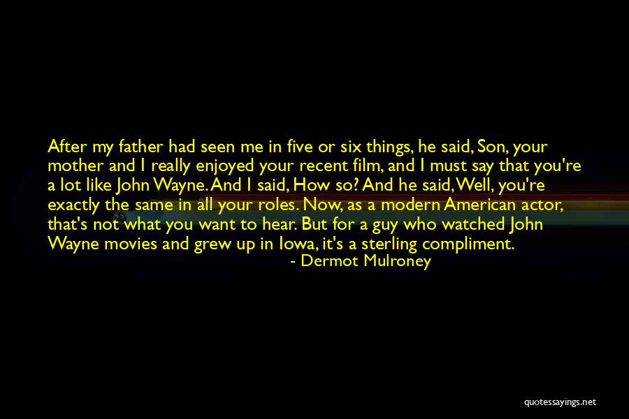 Not The Same Guy Quotes By Dermot Mulroney