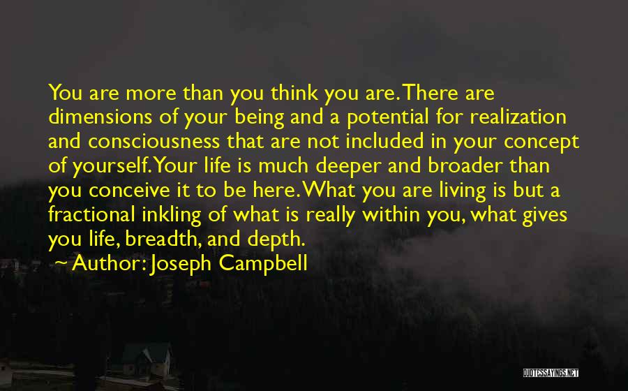 Not Thinking For Yourself Quotes By Joseph Campbell