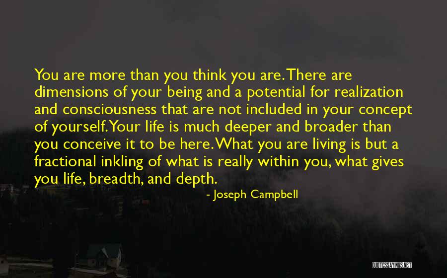 Not Thinking For Yourself Quotes By Joseph Campbell