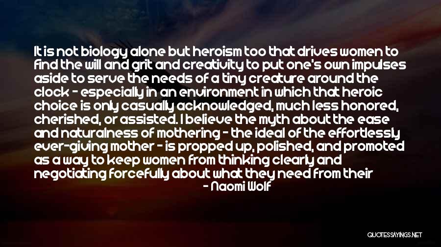 Not Thinking Too Much Quotes By Naomi Wolf Not Thinking Too Much Quotes By Naomi Wolf