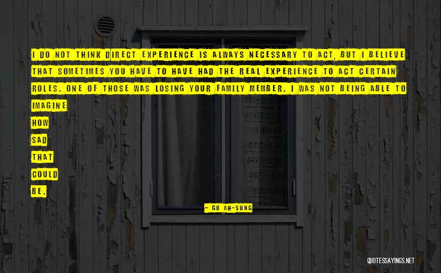 Not To Be Sad Quotes By Go Ah-sung Not To Be Sad Quotes By Go Ah-sung