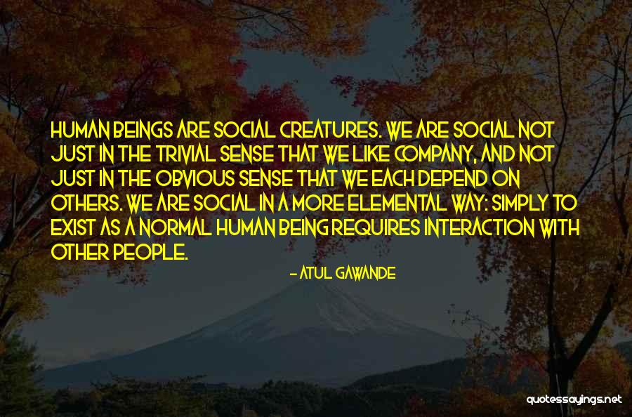 Not To Depend On Others Quotes By Atul Gawande Not To Depend On Others Quotes By Atul Gawande