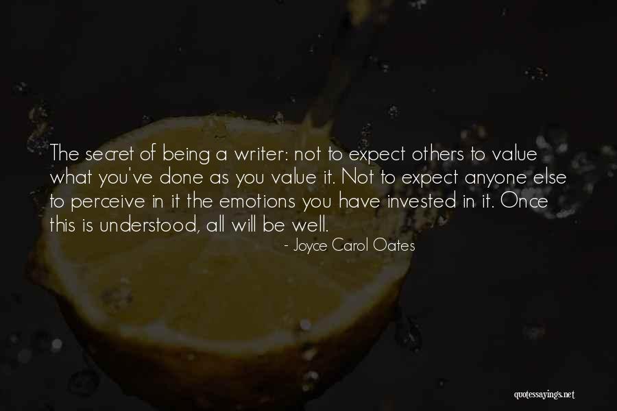 Not To Expect Quotes By Joyce Carol Oates