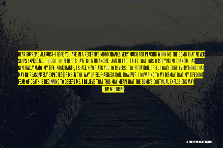 Not To Fear Death Quotes By Jim Woodring Not To Fear Death Quotes By Jim Woodring