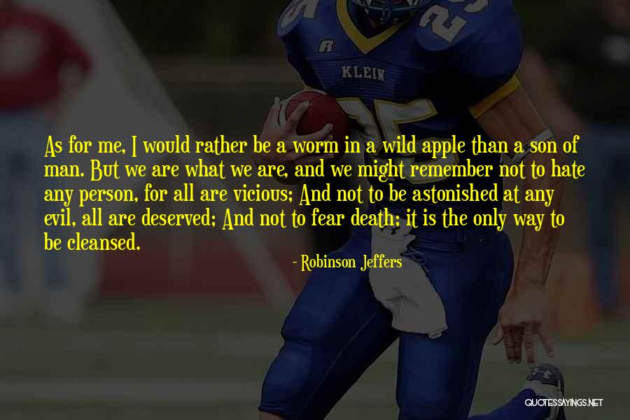 Not To Fear Death Quotes By Robinson Jeffers Not To Fear Death Quotes By Robinson Jeffers
