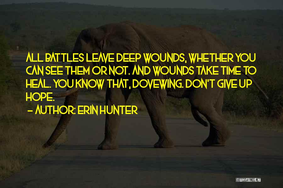 Not To Give Up Hope Quotes By Erin Hunter