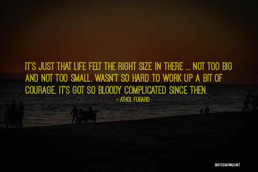 Top 48 Not Too Big And Not Too Small Quotes & Sayings