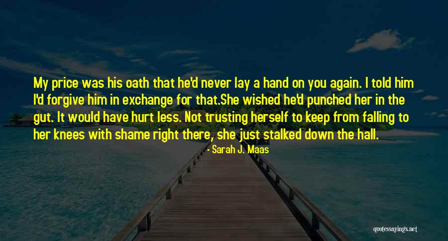 Not Trusting Someone Again Quotes By Sarah J. Maas