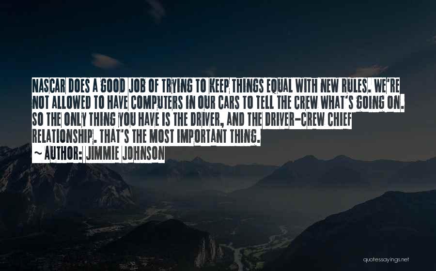 Not Trying New Things Quotes By Jimmie Johnson