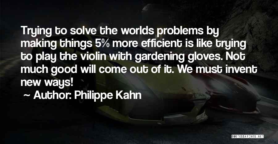 Not Trying New Things Quotes By Philippe Kahn