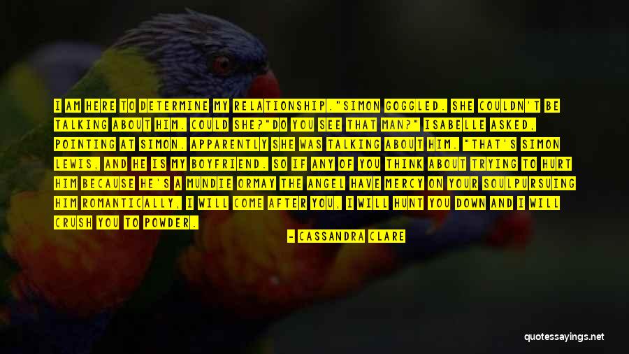 Not Trying To Hurt Someone Quotes By Cassandra Clare Not Trying To Hurt Someone Quotes By Cassandra Clare