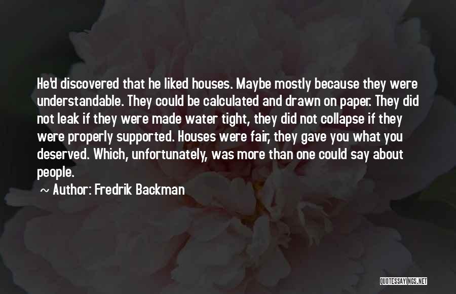 Not Understandable Quotes By Fredrik Backman