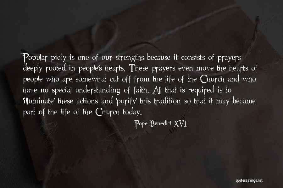 Not Understanding People's Actions Quotes By Pope Benedict XVI