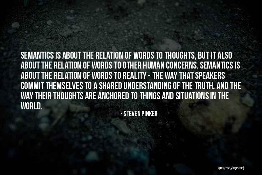 Not Understanding Situations Quotes By Steven Pinker