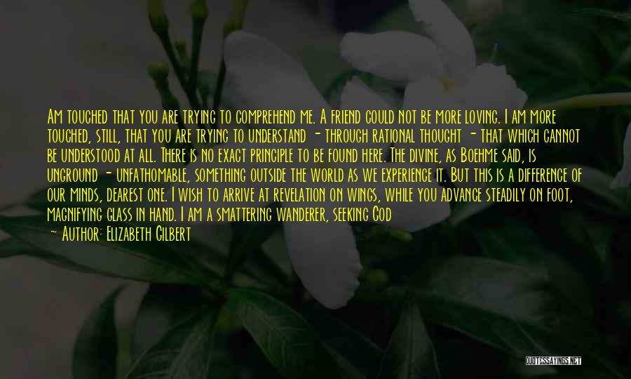Not Understanding The World Quotes By Elizabeth Gilbert