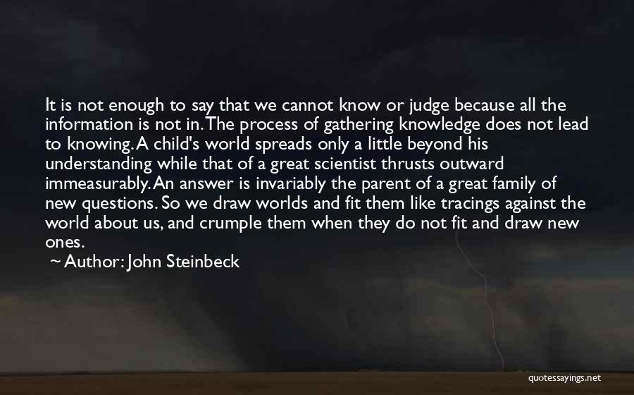 Not Understanding The World Quotes By John Steinbeck