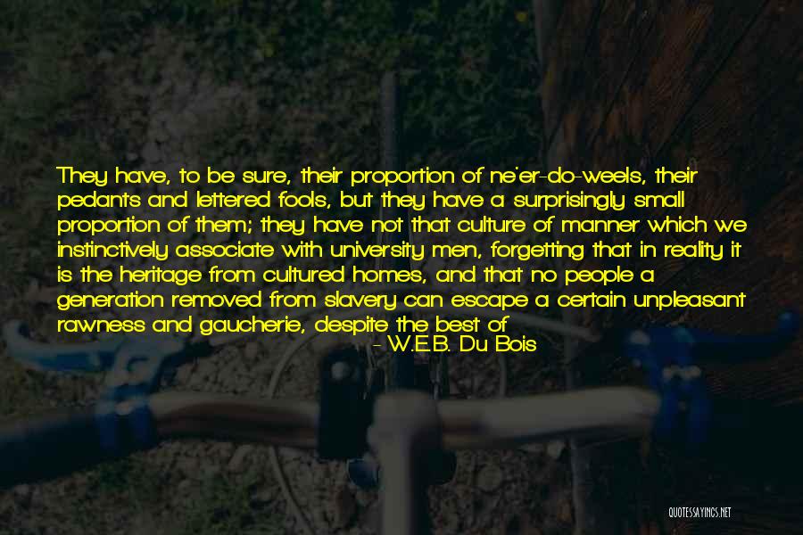 Not University Quotes By W.E.B. Du Bois Not University Quotes By W.E.B. Du Bois