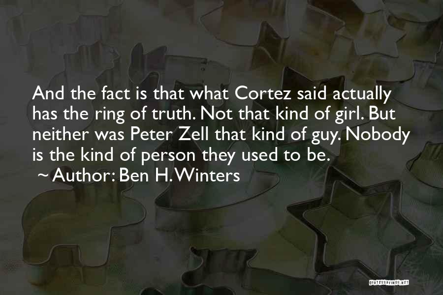 Not Used Quotes By Ben H. Winters