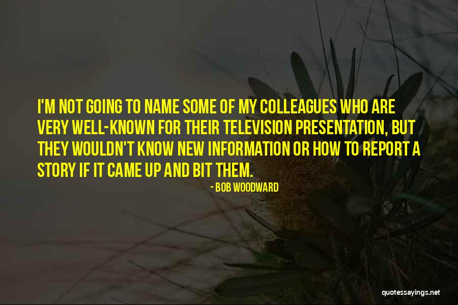 Not Very Well Known Quotes By Bob Woodward Not Very Well Known Quotes By Bob Woodward