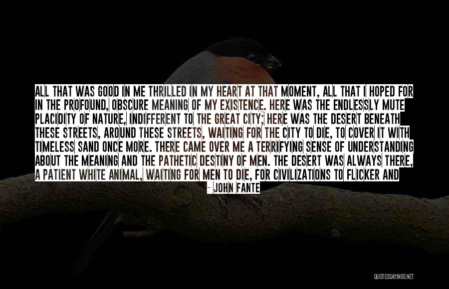 Not Waiting Around Quotes By John Fante Not Waiting Around Quotes By John Fante