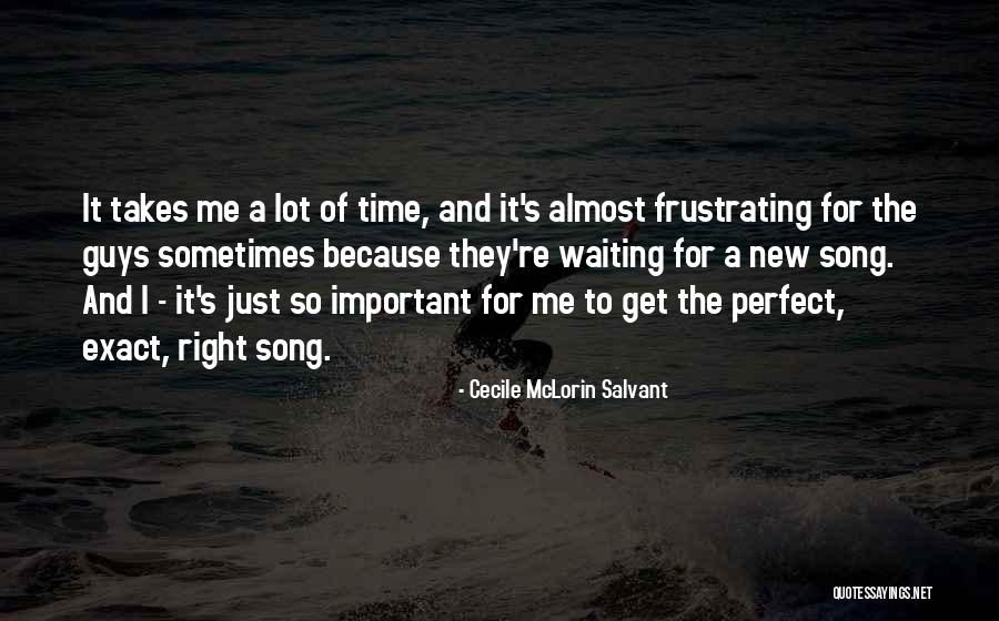 Not Waiting For A Guy Quotes By Cecile McLorin Salvant Not Waiting For A Guy Quotes By Cecile McLorin Salvant