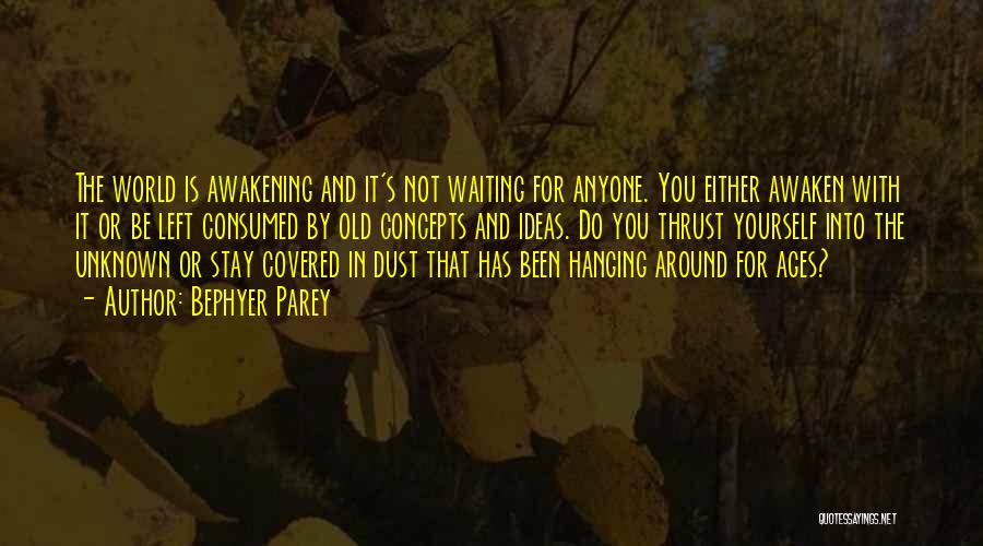 Not Waiting For Anyone Quotes By Bephyer Parey