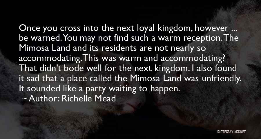 Not Waiting For Things To Happen Quotes By Richelle Mead