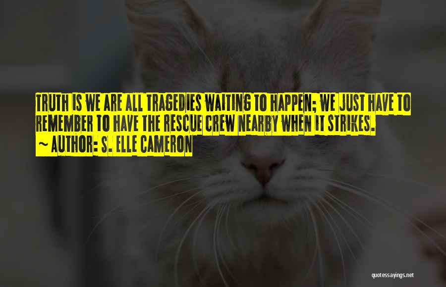 Not Waiting For Things To Happen Quotes By S. Elle Cameron