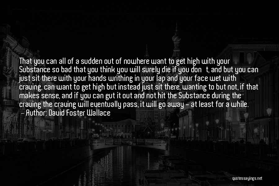Not Wanting To Go Out Quotes By David Foster Wallace