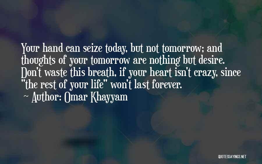 Not Wasting Time Quotes By Omar Khayyam