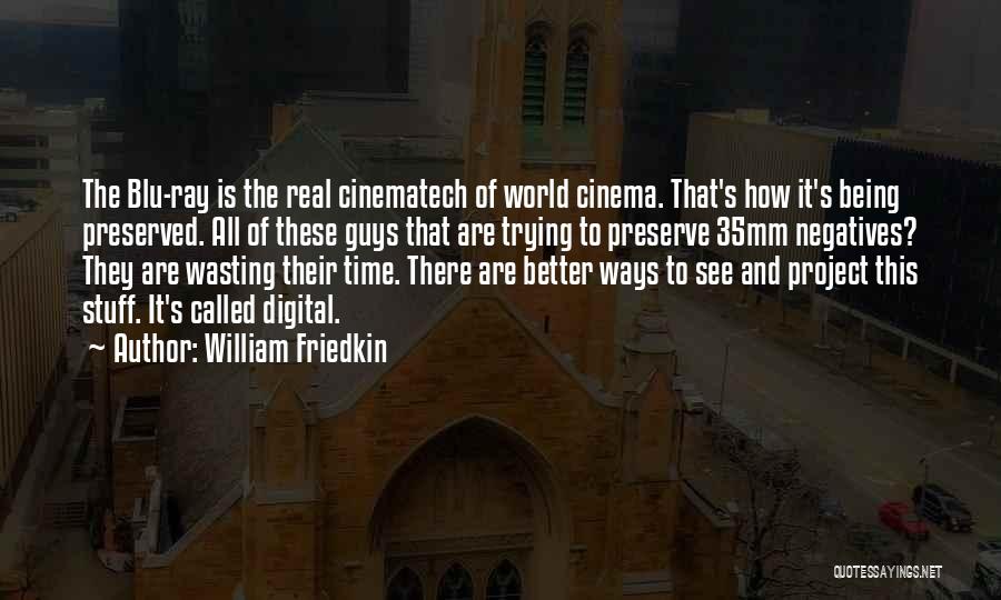 Not Wasting Your Time On A Guy Quotes By William Friedkin